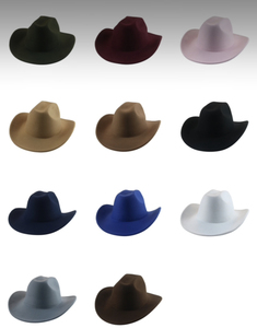 Sombrero Vaquero Punk de Color Sólido de 9.5cm de Ancho, Novedad 2023, Venta al Por Mayor, para Hombres y Mujeres, Ideal para Fiestas, Viajes y Vestir a la Moda - Product Image 5