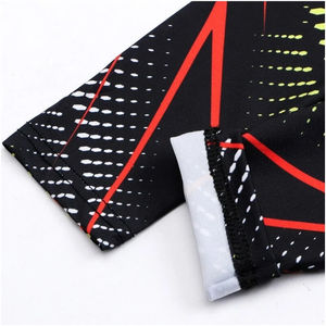 Vêtement de compression respirant pour homme, imprimé numériquement par sublimation, rashguard de sport doux à manches longues, protection solaire UV - Product Image 4