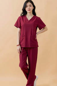 Ensemble de Blouses Médicales d'Été Direct Usine – Uniformes Élastiques pour Médecins, Infirmières et Cliniques - Product Image 5