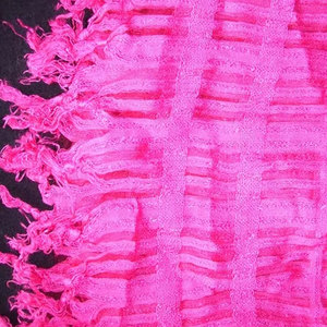 India Manufacturer’s Wholesale 100% Silk Chiffon Oblong Floral Black and Pink Vintage Long Scarf Premium Cotton Blend Square - Product Image 3