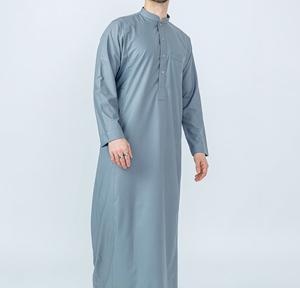 Túnica Islámica Tradicional para Hombre 2026, Transpirable, de Secado Rápido, Larga hasta el Suelo, Material de Algodón Liso, Mangas Largas, para Todas las Temporadas - Product Image 6