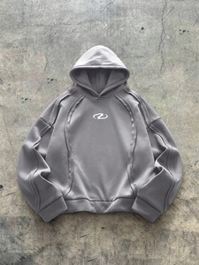 Sudadera con capucha unisex para hombre y mujer, informal, holgada, estilo urbano, con capucha, forro polar, para invierno, moda, uso diario - Product Image 2