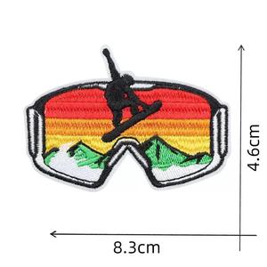 Embroidered Logo Badge Hook Loop Patch 3D Puff Personalized Heat Press <b>Iron</b> <b>On</b> Fabric Patch for Apparel Hats Bags - Product Image 3