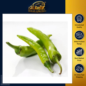 Indian Fresh Green Chili Natural Premium Grade Carefully Sorted for Export Retail and Food Manufacturing - Product Image 2