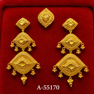 Boucles d'oreilles pendantes en forme de cœur en acier inoxydable plaqué or 18 carats avec corail, boucles d'oreilles tendance à double cœur pour femmes, cadeau - Product Image 6