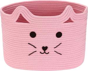 Panier de rangement en jute et coton, tissé à la main, pour placard, cuisine et emballage de mariage, boîte organisatrice polyvalente pour clés - Product Image 3