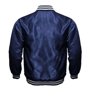 OEM 2025 High Street Custom <b>Men's</b> Varsity <b>Jacket</b> High Quality Baseball Letterman Stand <b>Long</b> Breathable Sleeves - Product Image 5
