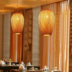 Abat-jour suspendu en bambou naturel de style rustique pour la décoration de la maison, des restaurants et des hôtels, provenant du Vietnam - Product Image 3