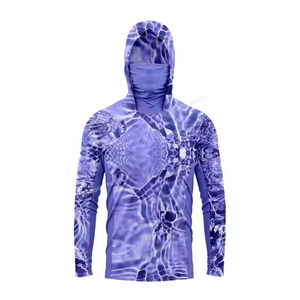 Sweat-shirt à capuche de pêche pour adultes UPF 50 respirant et confortable pour les aventures en plein air, vêtements de sport de pêche, impression personnalisée OEM - Product Image 4