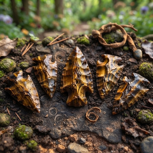 Pointes de flèche en pierre naturelle, cristal œil de tigre, pointes de flèche de guérison en jaspe fantaisie, grossistes en pierres précieuses et cristaux - Product Image 5
