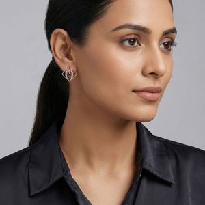 0.08ct Natural Diamond <b>Earrings</b> Round Brilliant VS-SI Clarity <b>Studs</b> in Solid Rose Gold <b>Fine</b> Jewelry Gift for Women - Product Image 1