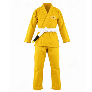 Bjj Uniform Martial Arts Wear Jiu Jitsu <b>Kimono</b> Strong Stitching Comfortable Fit Lightweight Fabric Ideal For Training - Product Image 2