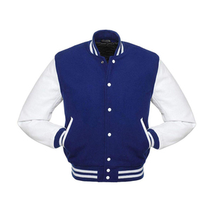 High Quality Custom Made Varsity 100% Wool Hooded Patchwork <b>Jacket</b> with Front Logo for Unisex <b>Winter</b> Use - Product Image 3