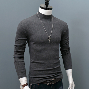 <b>Men</b>’s Slim Fit T-Shirt Fashionable Casual Short Sleeve Crew Neck Tee Comfortable <b>Stretch</b> Fabric Modern Slim Fitting Design - Product Image 2
