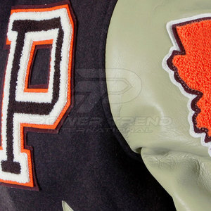 Breathable Casual Winter Varsity <b>Jacket</b> for <b>Men</b> Classic College Style Comfortable Everyday Fashion Stand Collar Front Logo - Product Image 6