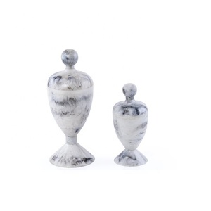 Juego de incensario de resina con tapa – Quemador de Oud árabe Mabkhara con caja de almacenamiento, estilo de Oriente Medio, venta al por mayor - Product Image 3