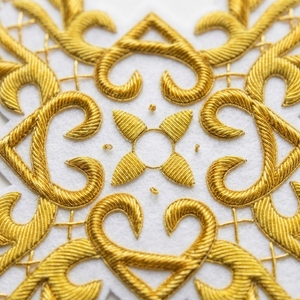 Ensemble de Regalia Maçonnique Grand Maître 2026 Personnalisé Haut de Gamme en Velours Violet avec Broderie à la Main de Fils d'Or Lourds et Luxueux - Product Image 4