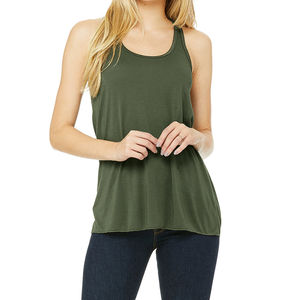 Débardeurs personnalisés pour femmes les plus vendus – Coton jersey de haute qualité, séchage rapide, respirant, sans manches, style décontracté long - Product Image 1