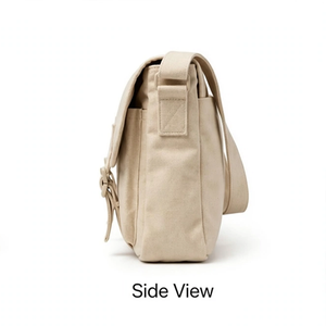 Custom Canvas <b>Laptop</b> Work <b>Bag</b> with Zipper Closure <b>for</b> Professional Daily Use - Product Image 4