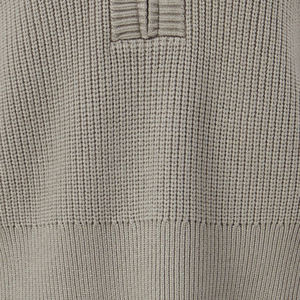 Suéter de Punto Grueso para Hombre, Cuello Redondo, Color Azul Claro, Transpirable, Acrílico, Manga Larga, Estilo Casual, con Logotipo Frontal - Product Image 5