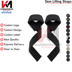 Sangles de musculation premium pour hommes et femmes, support de poignet, pour soulevé de terre et powerlifting, fournisseur OEM - Product Image 2