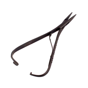 Pince à ligature Mathieu pour porte-aiguilles, 5,5 pouces, revêtement noir, acier inoxydable, certifiée CE, instrument orthodontique - Product Image 6