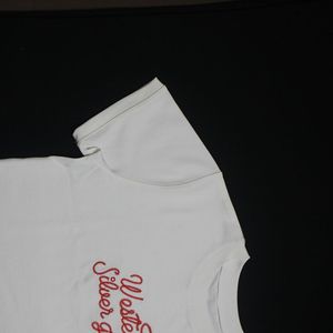 Camiseta de algodón de primera calidad con cuello redondo y manga corta, personalizada, de algodón grueso, duradera, suave y cómoda, de proveedor verificado, Vietnam - Product Image 3