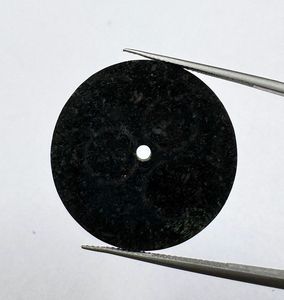 หน้าปัดนาฬิกาพร้อมกลไก NH35 หินอ่อนสีดำธรรมชาติ ขนาด 28.5 มม. หนา 1 มม. ดีไซน์คลาสสิก สวยหรู สำหรับทำนาฬิกา - Product Image 5