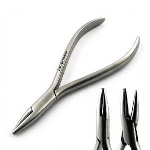 Alicates Dentales Cóncavos de 14 cm para Ortodoncia, Alicates para Dar Forma y Remodelar Alambres, Alicates Profesionales para Laboratorio Dental - Product Image 1