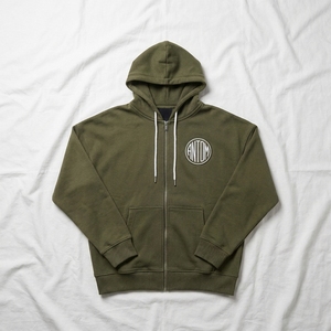 Sweat à capuche zippé noir délavé pour homme avec logo brodé, coupe ajustée, style streetwear décontracté, personnalisable, entièrement zippé, respirant, hiver - Product Image 5