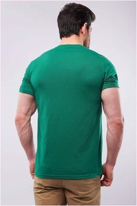 Camiseta Henley de Alta Calidad Personalizada para Hombre, Estilo Informal de Playa, Transpirable, 100% Algodón, Cuello Redondo, Multicolor, Parte Delantera Lisa - Product Image 2