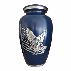 Urnas Funerarias de Cenizas para Adultos Unisex, Estilo Americano, Hechas a Mano, de la Mejor Calidad, Blancas, de 200 Pulgadas Cúbicas - Product Image 1