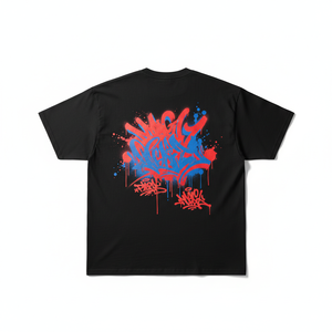 Camisetas Extra Grandes al por Mayor de 280 Gsm, Camiseta de Algodón para Hombre, Logotipo Personalizado, Diseño Impreso de Alta Calidad con Gráficos Personalizados - Product Image 1