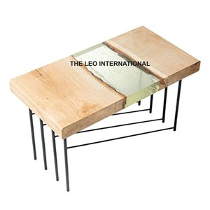 Mesas de Resina Modernas y Lujosas, Mesa de Centro de Madera para Sala de Estar, Comedor, Muebles Elegantes para el Dormitorio, Hechos a Mano - Product Image 4
