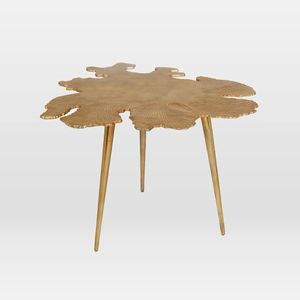 Modern Bend Legs Antique Brass Metal <b>Console</b> <b>Tables</b> <b>with</b> <b>Marble</b> <b>Table</b> <b>Top</b> for Home Office - Product Image 5