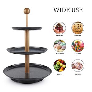 Soporte de Tres Niveles para Exhibir y Servir Pasteles Deliciosos, Herramientas para Pasteles, Soporte para Postres para Cafetería - Product Image 4