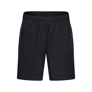 Shorts de sport pour homme à taille mi-haute, séchage rapide, en tissu Oxford respirant, avec devant tricoté et élastique, style Bermuda, pour le fitness et la course à pied - Product Image 5