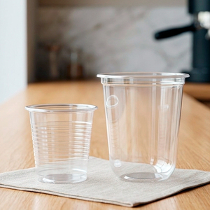 Custom High Quality 95mm Clear <b>Cups</b> 12oz 16oz 24oz <b>Plastic</b> <b>Cups</b> Matcha <b>Cup</b> with Lid for Cold <b>Drink</b> - Product Image 2