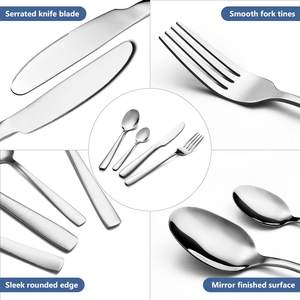 Juego de Cubiertos de Metal de Prestigio, Juego de Cubiertos para Recepciones de Boda y Cenas Informales al Mejor Precio - Product Image 4