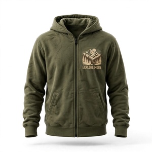 Sweat à capuche tricoté personnalisé pour homme, 100 % coton, coupe décontractée, avec poche, respirant, écologique, séchage rapide BD - Product Image 4