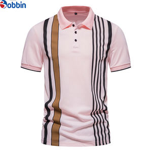 Collection d'été, nouveau polo tendance pour homme, poche personnalisée, polyester, élasthanne, coton, manches courtes, polos de golf pour homme - Product Image 3