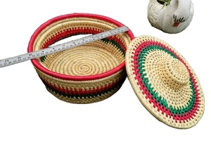 Assiettes d'herbe de mer Assiettes écologiques/Vaisselle durable Assiettes en fibres naturelles/Assiettes d'herbe de mer tissées à la main Vaisselle bio - Product Image 4