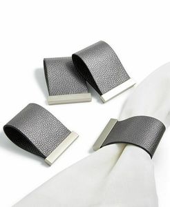 Luxury Brown Leather Napkin Ring Rustic Farmhouse <b>Table</b> Setting Holiday Dinner Party Decorative Holder - Product Image 6