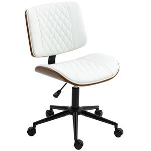 Silla de Oficina Blanca para el Hogar, para Estudio o Espacio de Trabajo - Product Image 5
