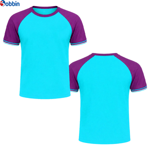 Ropa para hombre, camiseta informal de manga corta con cuello redondo y bloques de color naranja y verde, diseño liso de punto tipo jersey, tallas grandes. - Product Image 5