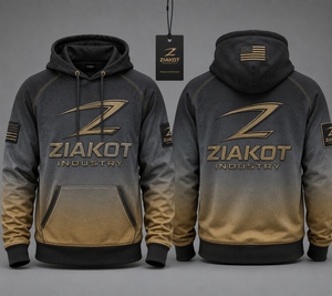 Venta Directa al por Mayor de Sudaderas con Capucha Deportivas de Moda con Degradado Negro y Dorado, Personalizadas y Cosidas, Newck - Product Image 6