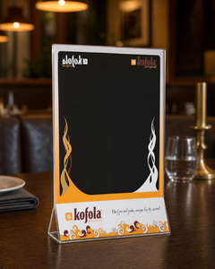 Budget-Friendly for Double-Sided T-Shape <b>Acrylic</b> <b>Display</b> <b>Stands</b> Modern A4 Size Sign Holders Easy Assembly for Retail - Product Image 2