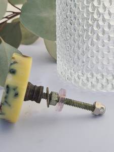 Bouton de meuble rond décoratif en résine époxy terrazzo fait main de luxe, poignée de tiroir moderne, poignée de porte de meuble - Product Image 6