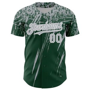OEM Custom Baseball Jersey Full Button 100% Organic Cotton Anti-Bacterial V-neck Short Sleeve Front Logo Team Wear - Product Image 2