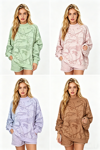 Sweatshirt for Women Long Sleeve Turtleneck Pullover Lightweight <b>mock</b> <b>neck</b> <b>Tops</b> Ladies Sweatshirts - Product Image 5